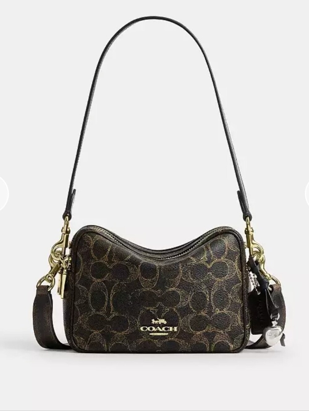Coach Mini Carey Crossbody Bag In Loved Signature Canvas